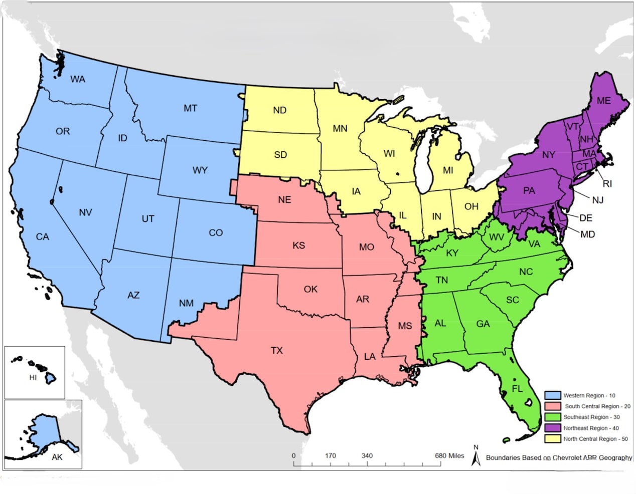 GM Regions